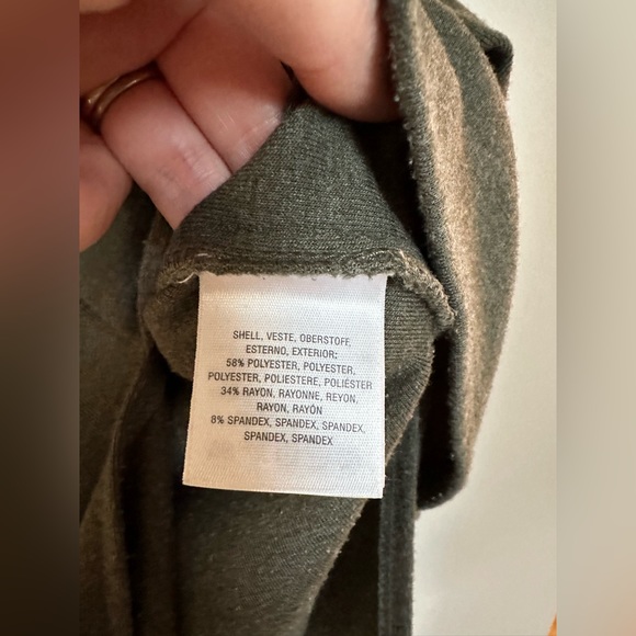 Anthropologie green stretchy midi skirt very comfy! Size XS - Picture 5 of 11